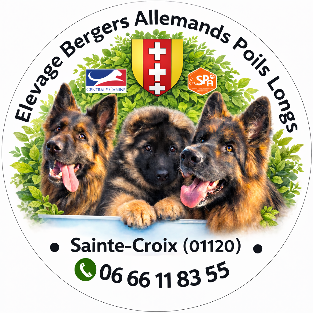 Disponibilité de mes chiots bergers allemands poils longs. 